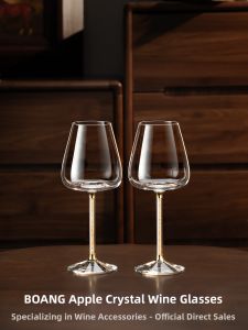 BOANG | Luxury Crystal Glass Burgundy Goblet