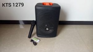 ลำโพงบลูทูธ ลำโพงไร้สายรุ่น KTS-1279 ลําโพงดอก8นิ้ว 30W ปรับเบสได้ ปรับเสียงแหลมได้ มีไฟLED ปิดไฟได้ แถมฟรี ไมค์ลอย รีโมท สายชาร์จ