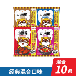 Uniform Little Bear Crispy Noodles Dry Eating Flavorful Snack Whole Box Small Household Crisp Children Satisfying Puffed Food