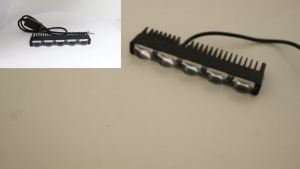 Thanh Đèn LED Làm Việc Hai Màu Cho Xe Jeep Xe Tải SUV - 1 Chiếc Đèn Pha Lưới Tản Nhiệt Giữa Phía Trước Xe Đèn Sương Mù 12-24V Thanh Đèn LED Chiếu Sáng Khi Lái Xe