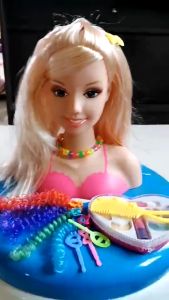 METOYS ชุดแต่งหน้าตุ๊กตา พร้อมเครื่องสําอาง ชุดแต่งผมตุ๊กตา แต่งหน้าตุ๊กตา 2213A