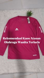 Baju Olahraga Atasan Wanita Lengan Panjang Kaos Jersey Dry Fit Running Zumba Lari Yoga Senam Fitness Volly Futsal Sport dll..
