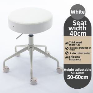 Rotatable Adjustable Beauty Chair Round