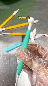 Alat Dekorasi Kue / Icing fondant set 8 pcs / Pengukir adonan