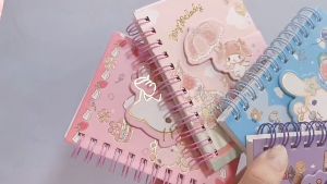 Mini Binder Book Magnet Sanrio: Buku Binder Mini Lucu & Catatan Kecil