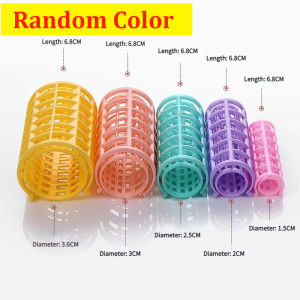 6/8/10/12/14Pcs Heatless Hair Curler No Heat Hair Rollers Root Perm Rods Bangs Curling Rod Plastic Lazy Curls Hair Styling Tools
