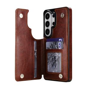 szhaiyu | Luxury Leather Wallet Case For Samsung Galaxy S26 S25 S24 S23 Ultra A57 A37 A56 A36 A26 A16 Card Holder Flip Shockproof Cover