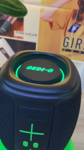 ลำโพงบลูทูธพกพา GEDI-G GD-131 เบสหนัก 100W ไฟ LED RGB รอบตัว รุ่นใหม่ล่าสุด เสียงดังชัดแจ๋ว