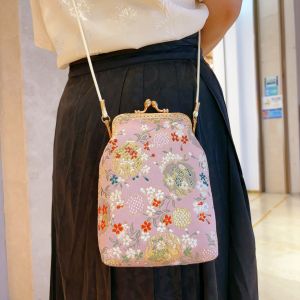 Túi Đeo Chéo Lụa Thủ Công Phong Cách Trung Hoa Cổ Điển Túi Đựng Điện Thoại Di Động Và Tiền Xu Cho Phụ Nữ Túi Đeo Chéo Lụa Mềm Mại