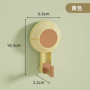 ตัวติดผนังแบบดูดสูงสีสันสดใส ติดได้ทันที ไม่ต้องเจาะ สำหรับห้องครัว ห้องน้ำ ตู้เสื้อผ้า ตัวติดผนังแบบดูดสูง ทนทาน 3 กิโลกรัม