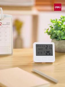 deli | Accurate Indoor Temperature and Humidity Monitor