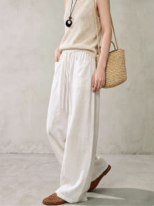 XINGJUSHE | Cool Summer Thin Breathable Tencel Straight Pants