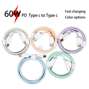 100W C To C Type C Cable PD Fast Charging Charger Wire Cord For Macbook Samsung Xiaomi Type C USB C Cable
