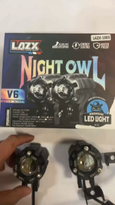 LAZX Mini Driving Light 3-Ways LED For Motorcycle V6 1003 WIRE UNIVERSAL