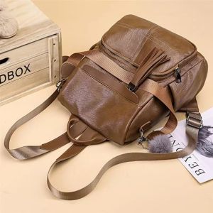 Tas Ransel Wanita Import Terbaru (COD) - Model Kekinian dengan Bahan Kulit PU Leather Berkualitas - Ukuran P.29cm L.14cm T.31cm - Barkha_Store