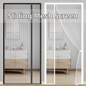 BAQILING | Magnetic Invisible Screen Door Curtain for Bedroom