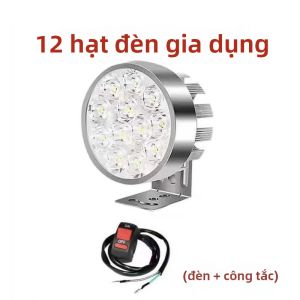 Đèn Xe Máy LED Siêu Sáng Chống Nước Ngoài Trời Đèn Xe Điện Đa Năng Đèn Xe Ba Bánh Đèn Xe Điện Đèn Pha Đèn LED 12V Đèn Xe Máy LED