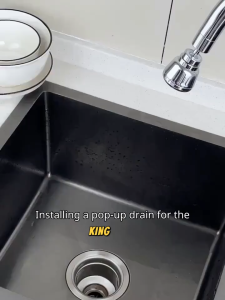 Sink Drain Bounce Core – Odor & Leak Prevention Anti-Clog Dishwashing Filter Strainer