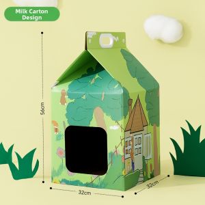 hipidog | Cartoon Cat Hideaway Scratch Board