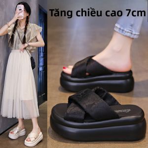 DINGMUYI | Dép Bệt Tăng Chiều Cao 7cm