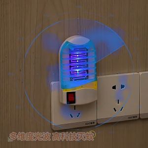 LED Electric Mosquito Killer Night Lamp Manual Switch Fly Bug Indoor Insect Trap Pest Repeller Lamp Plug In Household