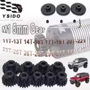 Yesido | 3PCS M1 5mm 11T-13T 14T-16T 17T-19T 20T-22T 23T-25T 26T-28T 29T-31T 32T-34T Pinion Motor Gear for 1/8 1/10 RC Buggy Truck Cars