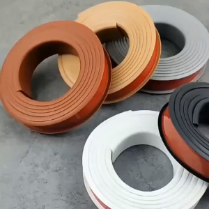 2M Self-Adhesive Edge Banding Strip Furniture Wood Board Cabinet Table Chair Protector Cover U-Shaped Silicone Rubber Seal Strip