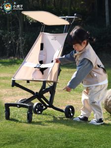 Portable Folding Baby Stroller Travel Easy Pushchair Lightweight Umbrella Stroller for Infants And Toddlers Small Tiger T18