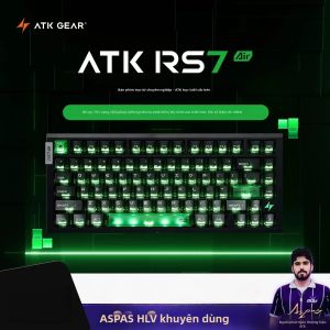 AULA | Bàn Phím Cơ Chơi Game Atk Gear Rs7 Air Magnetic Axis Bố Cục 75% Tốc Độ Phản Hồi 8kHz Độ Chính Xác RT 0.0001mm Có Dây Dành Cho PC Esports