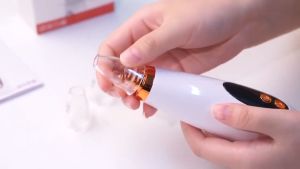 Winland Alat Pembersih Penyedot Komedo Vacuum Cleaner Elektrik -Jerawat Wajah Vacuum Blackheads Remover USB Listrik Isi Ulang Pengekstrak Komedo Whitehead Alat Jerawat-3 Daya Hisap 6 Probe Kit Jerawat Jerawat untuk Wanita & Pria（Garansi 1 tahun）W-1888