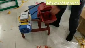 Máy nghiền bột các loại hạt  đỗ xanh ngô gạo… thành bột mịn làm bánh