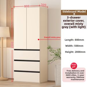 HANYUAN | Space Saving Kitchen Living Room Sideboard Cabinet