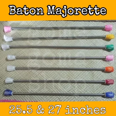 Baton Majorette Twirler with Tassel 25.5 inches chrome handle
