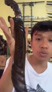 RA Pisau Sembelih / Pisau Laduk Ukiran Naga