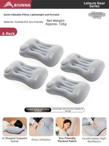 BSWOLF | Inflatable Foldable Portable Outdoor Travel Lumbar Pillow