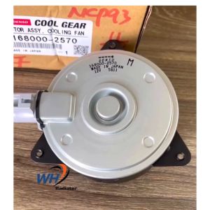 168000-2570 ORIGINAL JAPAN DENSO COOLGEAR PROTON GEN2/PERSONA/SAGA BLM FLX FL/IRIZ/VIOS NCP42 NCP93 Radiator FAN MOTOR