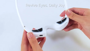 SamuGiken เครื่องมือนวดตา อุปกรณ์นวดรอบดวงตา ความร้อนอุณหภูมิคงที่ ประคบร้อน บรรเทาความเมื่อยล้า ลดอาการบวม ถุงใต้ตา