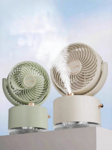 Jipingfan | Misting Fan Air Conditioner Humidifier Mini 2-in-1 USB Powered