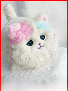 Funny Nest Hug Meow Genuine Goods Hug Dogs and Cats Doll Stuffed Electric Simulation Cat Will Learn to Speak Called Birthday Gift