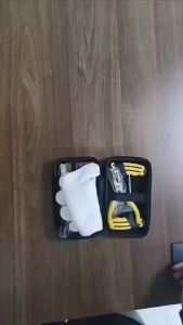 Roadside Emergency Flat Tire Repair Kit Portable Complete Tools with Storage Bag for Car Motorcycle Truck Quick Puncture Fix