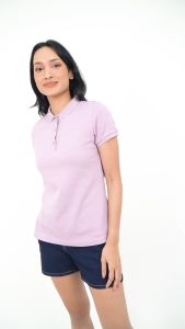 Forest Ladies Premium Weight Cotton 220gsm Interlock Knitted Polo Tee | Baju Tee Shirt Perempuan- 822238