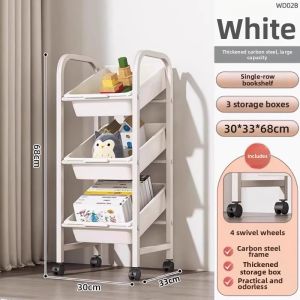 JIAJIESHI | Portable Multilevel Childrens Toys and Books Organizer Cart