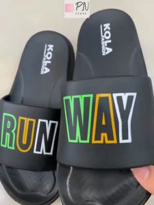 Dép Nam nữ quai ngang RUNWAY đế cao 3cm  chất lieeujm EVA nguyên khối bền bỉ