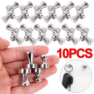 2/10Pcs Super Strong Magnetic Pushpins Sucker Thumbtack Durable Steel Neodymium Magnetic Push Pin for Refrigerator Whiteboard