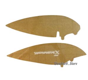 RSX150 ENGINE SIDE COVER TRANSPARENT CLEAR RSX WINNERX CRASH BAR FREE NUT