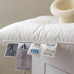 Nordic Style Pure Cotton Eyebright Pillow Core Neck Support White Sewn Rectangular Shaped Single Person Bedding Accessories