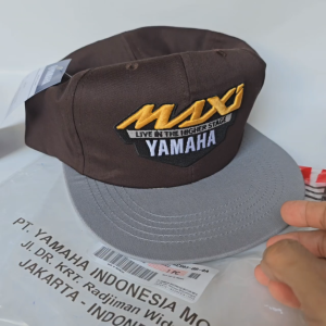 Topi Maxi Yamaha Coklat Tua / YAM-XCS03-BR-0A