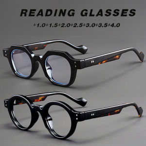 Vintage Retro Round Women Men Optical Glasses Frame Reading Presbyopia Eyewear With Diopter 0 +1.0 To +4.0 Female Male Spectacle