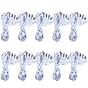 2/4 Way 2.35mm Button for Electrode PadsUnit EMS Massager Muscle Stimulator Electrode Cable Line Electrode Tens Acupuncture