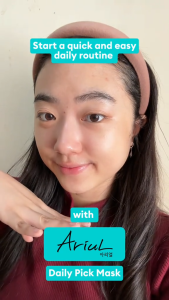 ARIUL Smooth & Pure Daily Pick Aqua Toning | Essential Calming Mask